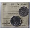 Image 1 : 1922 5¢ ICCS Mint State-60.