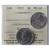 Image 1 : 1923 5¢ ICCS Mint State-60.
