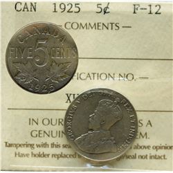 1925 5¢ ICCS Fine-12.