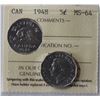 Image 1 : 1948 5¢ ICCS Choice Mint State-64.