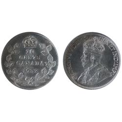 1932 10¢ NGC Choice Mint State-62. Strong lustre and no tones.