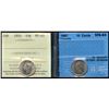 Image 1 : 1951 10¢ ICCS Choice Mint State-64 & 1987 CCCS Choice Mint State-64.  Lot of 2 coins