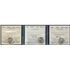 Image 1 : 1956 10¢, 1957 & 1959 ICCS Gem Mint State-65.  Lot of 3 coins.