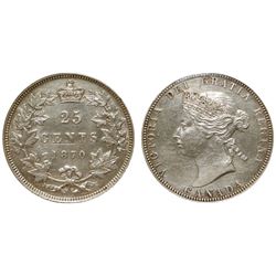 1870 25¢ Obv 1 ICCS Choice Extra-Fine-45.