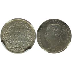 1888 25¢ NGC VF Details.  Designated as cleaned.