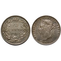 1892 25¢ EF.  Attractive old tones.