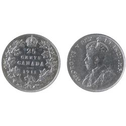 1911 25¢ ICCS Choice Extra-Fine-45.