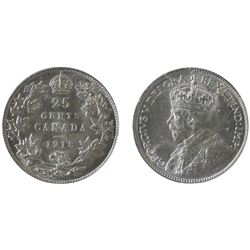 1918 25¢ ICCS Choice Mint State-62. Blast white.