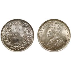 1920 25¢ Lustrous AU/UNC.