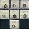 Image 1 : 1960 25¢, 1961 PL64 Cam, 1964 PL65, 1964 PL65 HC, 1967 PL66 Cam & 1967 SP66(2).  Lot of 7 ICCS grade