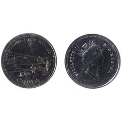 1999 25¢ November Mule ICCS Choice Mint State-64 NBU.