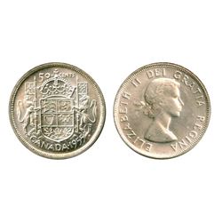 1955 50¢ ICCS Choice Mint State-64.  Lustrous white.   From the G. Keller Collection