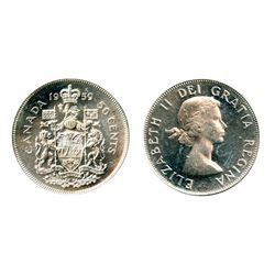 1959 50¢ ICCS Choice Mint State-64 Cameo.  Lustrous white.   From the G. Keller Collection