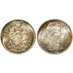 1965 50¢ CCCS/ICCS Gem Mint State-65.  Gem example with superb tones and eye appeal.