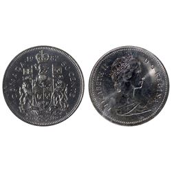 1982 50¢ SmBds Type 2 ICCS Gem Mint State-65.