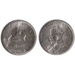 1935 $1 ICCS Gem Mint State-65.  A hint of pink hue.  Holder slightly damaged.