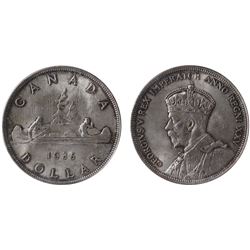 1935 $1 ICCS Gem Mint State-65.  Light mauve tints.