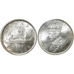 1936 $1 ICCS Choice Mint State-64.  Lustrous white.