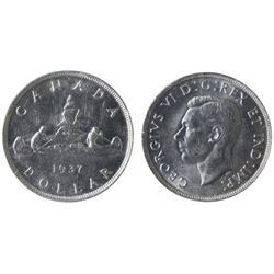 1937 $1 ICCS Choice Mint State-64.  Fully lustrous white issue.