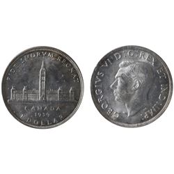 1939 $1 ICCS Choice Mint State-64.  Fully lustrous white issue.