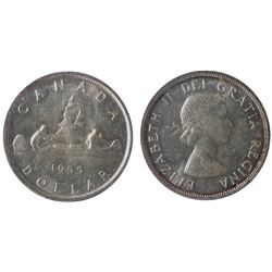 1955 $1 ICCS Choice Mint State-64.