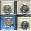 Image 1 : 1957 $1, 1959, 1961 & 1962 PL65.  Lot of 4 coins ICCS and CCCS graded, 1959 Cameo designation.