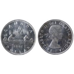 1961 $1 PCGS PL67.