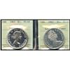 Image 1 : 1964 $1 & 1965 LgBds Blt ICCS PL66.  Lot of 2 coins.
