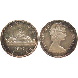 1965 $1 SmBds Blt ICCS PL66 Heavy Cameo.  The "Kingston Collection"