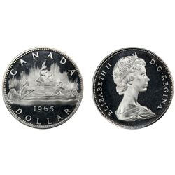 1965 $1 LgBds Ptd PCGS PL67 DCAM.  Superb almost flawless mirror like issue.