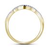 Image 3 : 1/2 CTW Round Diamond Bridal Wedding Engagement Ring 14kt Yellow Gold - REF-54K3R