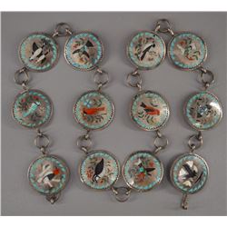 ZUNI INDIAN CONCHO BELT