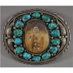 NAVAJO INDIAN BUCKLE (BENNETT)