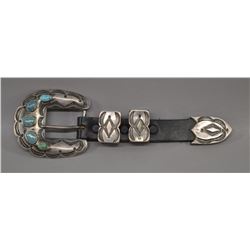 NAVAJO INDIAN RANGER BUCKLE SET