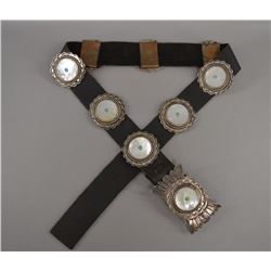NAVAJO INDIAN CONCHO BELT (DAN BENALLY)