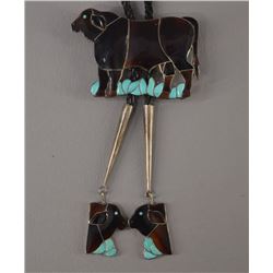 ZUNI INDIAN BOLO (JACK MAHKEE)