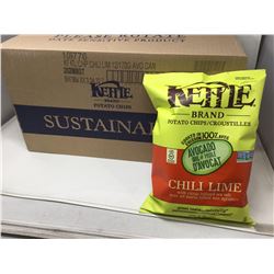 Case of Kettle Brand Chili Lime Potato Chips (12 x 170g)