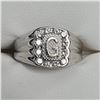 Image 2 : Silver Cubic Zirconia Ring (~Size 10), Suggested Retail Value $100