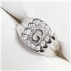 Image 3 : Silver Cubic Zirconia Ring (~Size 10), Suggested Retail Value $100
