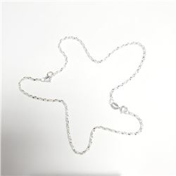 Silver 18" Necklace, Suggested Retail Value $80