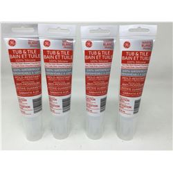 GE Tub & Tile Silicone(4 x 82.8ml)