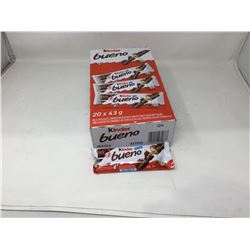 Kinder Bueno Chocolate Covered Wafers (20 x 43g)