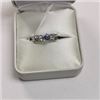 Image 3 : Silver Tanzanite(0.4ct) Ring, Made in Canada, Suggested Retail Value $240