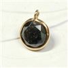 Image 1 : 10K Yellow Gold Floating Black Diamond(1ct) Necklace, Custom Designed in Canada, Appraised Retail $1