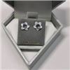Image 3 : 10K Yellow Gold 2 Tanzanite(0.46ct) Earrings, Made in Canada, Suggested Retail Value $120