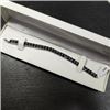 Image 3 : Silver Black Sapphire(21.9ct) Bracelet, Made in Canada, Appraised Retail $1509