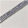 Image 2 : Silver Tanzanite(9.6ct) Bracelet, Made in Canada, Appraised Retail $2860