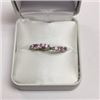 Image 3 : Created Pink Sapphire Earrings, Made in Canada, Suggested Retail Value $120