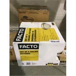 Facto Set of 2 Ceiling Fixtures