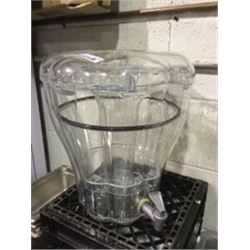 Clear Plastic Beverage Dispenser